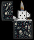 Zippo 60.007.008 vžigalnik Grunt Pattern with Skulls